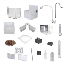 Load image into Gallery viewer, Aquarium équipé Fluval Kühl pour l’aménagement miniature et aquaponie, 8 L (2,1 gal US), blanc