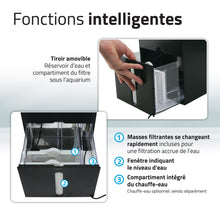 Load image into Gallery viewer, Aquarium équipé Fluval Kühl pour l’aménagement miniature et aquaponie, 8 L (2,1 gal US), noir