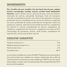 Charger l'image dans la galerie, Conserve pour chien ACANA Recette au porc avec bouillon d’os