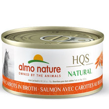 Charger l'image dans la galerie, Almo Nature HQS Natural chat - Saumon et carottes au bouillon 70 gr