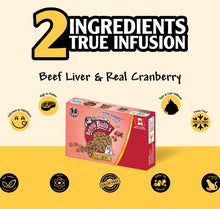 Charger l'image dans la galerie, Benny Bully's Gâteries pour chat - Smart Packs Mini - Foie de boeuf avec canneberge 18 gr