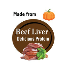 Load image into Gallery viewer, Benny Bully's Gâteries pour chien - Smart Packs Mini - Foie de boeuf avec citrouille 18 gr