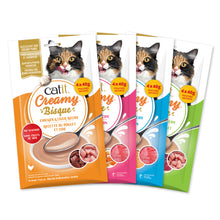 Load image into Gallery viewer, Bisque Catit Creamy au poulet et canard - Paquet de 4 x 40 gr