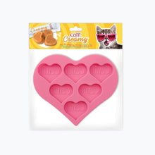 Load image into Gallery viewer, Bandelette à crochets pour moules Catit Creamy en forme de cœur (pour 12 moules)