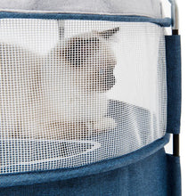 Charger l'image dans la galerie, Château Vesper, bleu, Diam. 48 cm (19 po) x H. 83 cm (33 po)