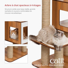 Charger l'image dans la galerie, Meuble Catit Vesper Base Géante, noyer, 89 x 64 x 133 cm