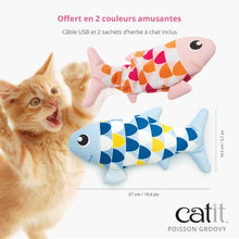 Load image into Gallery viewer, Catit Groovy avec herbe à chat, rose