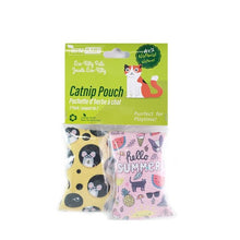 Load image into Gallery viewer, Define Planet Jouet pour chat - Pochette avec herbe à chat paquet de 2