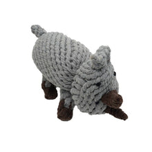Charger l'image dans la galerie, Define Planet Jouet pour chien en coton naturel "Cottonpals" - Marshal le rhino