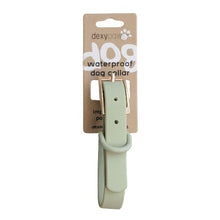 Charger l'image dans la galerie, Dexypaws Collier imperméable pour chien, Vert sauge