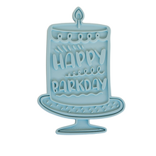 Charger l'image dans la galerie, Dexypaws Tapis De Léchage Stimulant En Forme De Gâteau De Fête, Bleu