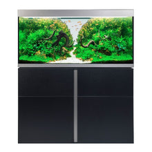 Load image into Gallery viewer, Ensemble Aquarium équipé Siena Fluval 332 L (88 gal US) et meuble noir