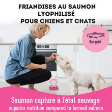 Load image into Gallery viewer, Granville Island - Gâteries de saumon lyophilisé pour chien et chat 50 gr