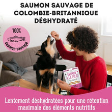 Load image into Gallery viewer, Granville Island - Gâteries de saumon sauvage déshydraté pour chien et chat 85 gr