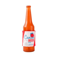 Load image into Gallery viewer, Hugsmart "Boozy Tailz" Jouet en caoutchouc & tissu craquant pour chien - Bière canine