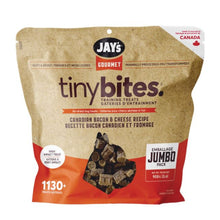 Charger l'image dans la galerie, Jay's Gourmet, Tiny Bites Gâteries pour chien - Bacon canadien et fromage