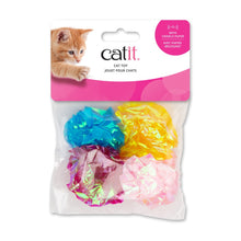 Load image into Gallery viewer, Jouet Catit pour chats - Balles avec papier froissé - Paquet de 4