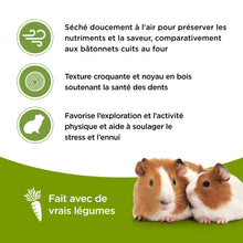 Charger l'image dans la galerie, Living World gâteries pour cochon d'inde - Bâtonnets aux légumes - paquet de 2 - 90 gr