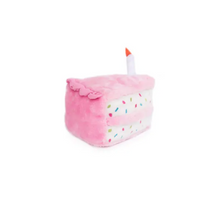 Load image into Gallery viewer, Jouet pour chien peluche Zippy Paws - Gâteau rose