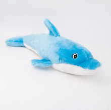 Load image into Gallery viewer, Jouet pour chien peluche Zippy Paws - Dauphin 20 pouces