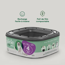 Load image into Gallery viewer, Litter Genie Recharge Jumbo Eco pour poubelle Litter Genie, Dure jusqu'à 4 mois
