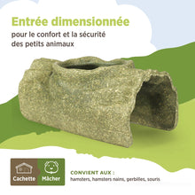 Load image into Gallery viewer, Living World Cachette comestible - Tronc d'arbre - Verte - 170 gr (5,9 oz)