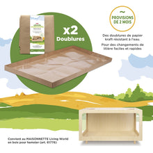 Load image into Gallery viewer, Living World Doublures de rechange pour habitat Maisonnette - Paquet de 2 - 10/boîte