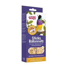 Load image into Gallery viewer, Living World Gâteries pour pinsons - Bâtonnets aux oeufs - Paquet de 2 - 50 gr