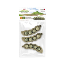 Load image into Gallery viewer, Living World Jouet à mâcher comestible - Cosse de poids - Vert - Paquet de 3 - 75 gr