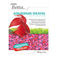Charger l'image dans la galerie, Gravier Marina Betta, rose, rouge et violet, 500 g (1,1 lb)