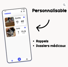 Charger l'image dans la galerie, Marengo, Médaille d'identification intelligente pour chien et chat-Motif pêche