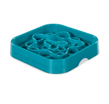 Charger l'image dans la galerie, Messy Mutts Bol Ralentisseur Carré Pour Chien - Vert