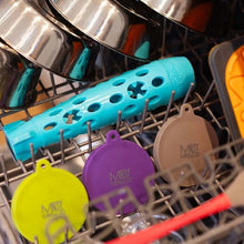 Charger l'image dans la galerie, Messy Mutts ''Totally Pooched, Stuff N'chew'' Jouet fusée pour chien, Orange