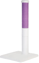 Charger l'image dans la galerie, Noba Evolution - 4 en 1 Griffoir Évolutif - Fausse fourrure blanche / Corde mauve