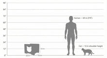 Load image into Gallery viewer, Noba Origin La hutte Noba - Cachette griffable pour chat - Noir