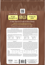 Load image into Gallery viewer, Fromm Gold weight management dog food