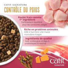 Load image into Gallery viewer, Nourriture Catit Signature avec cru séché à froid pour chats adultes - Repas de poulet - Contrôle du poids
