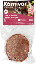 Charger l'image dans la galerie, Nourriture crue pour chien Karnivor - Médaillon - Canard et lapin
