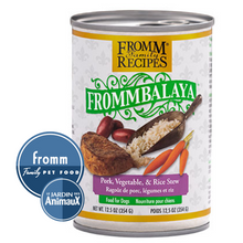 Charger l'image dans la galerie, Conserve pour chien FROMMBALAYA - Caisse de 12- RAGOÛT DE PORC, LÉGUMES ET RIZ