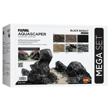 Load image into Gallery viewer, Trousse décorative Fluval de pierres et de sables - Black Basalt