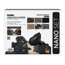 Load image into Gallery viewer, Trousse décorative Fluval de pierres et de sables - Black Basalt