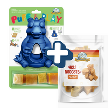 Charger l'image dans la galerie, Yeti Puff and PLay - jouet et gâterie au lait de yak - KIT BLEU