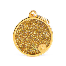 Charger l'image dans la galerie, Médaille collection SHINE, CIRCLE GLITTER OR, PETIT