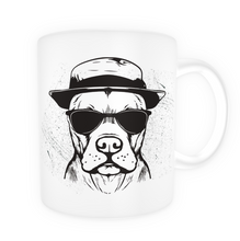 Charger l'image dans la galerie, Tasse en céramique-Thème animaux-Chien Chapeau Lunette