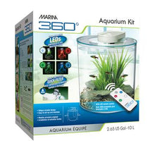 Charger l'image dans la galerie, Aquarium équipé 360 Marina, 10 L (2,65 gal US) - Boutique Le Jardin Des Animaux -AquariumBoutique Le Jardin Des Animaux12852