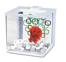 Charger l'image dans la galerie, Aquarium équipé EZ Care Marina pour betta, blanc, 2,5 L (0,7 gal US) - Boutique Le Jardin Des Animaux -AquariumBoutique Le Jardin Des Animaux13357