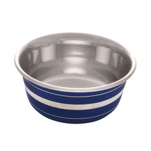 Load image into Gallery viewer, Bol antidérapant Dogit en acier inoxydable pour chiens, rayures bleues, 560 ml (19 oz liq.) - Boutique Le Jardin Des Animaux -Accessoires de nourrissageBoutique Le Jardin Des Animaux98517