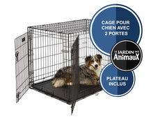 Charger l'image dans la galerie, Cage métallique pour chien. 30” X 19” X 21” - Boutique Le Jardin Des Animaux -CageBoutique Le Jardin Des AnimauxBZ10679