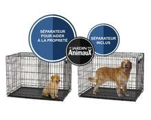 Charger l'image dans la galerie, Cage métallique pour chien. 42” X 27” X 29” - Boutique Le Jardin Des Animaux -CageBoutique Le Jardin Des AnimauxBZ10681