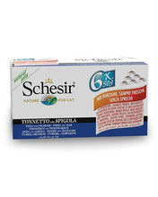 Charger l'image dans la galerie, Conserve pour chat Schesir - Thon et bar paquet de 6 - Boutique Le Jardin Des Animaux -conserve pour chatBoutique Le Jardin Des Animauxc-53052